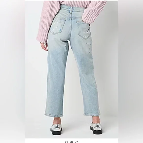 Arizona Juniors Womens Highest Rise Straight Leg Jean - Picture 3 of 6